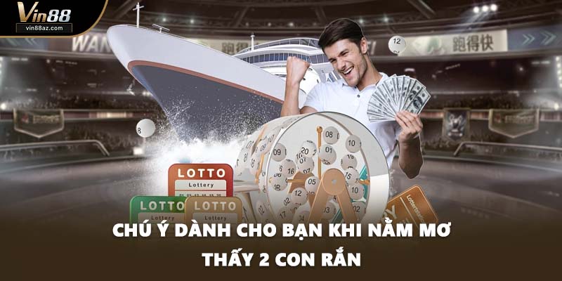 Chú ý dành cho bạn khi nằm mơ thấy 2 con rắn